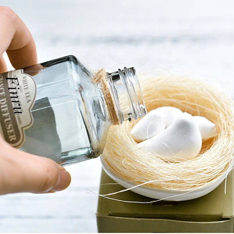 Home Hotel Decoration Ceramic Bird Nest Car Aroma Essential Oil Fragrance Air Freshener Aroma Diffuser Set, White
Home Hotel Decoration Ceramic Bird Nest Car Aroma Essential Oil Fragrance Air Freshener Aroma Diffuser Set, White