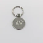 Factory direct blank keyrings promotional metal keychain