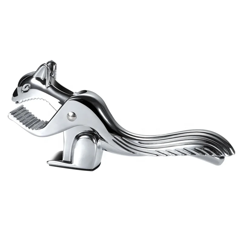 Creative Squirrel Shape Good Grips Zinc Alloy Kitchen Sheller Nut Cracker Plier, Silver
Creative Squirrel Shape Good Grips Zinc Alloy Kitchen Sheller Nut Cracker Plier, Silver