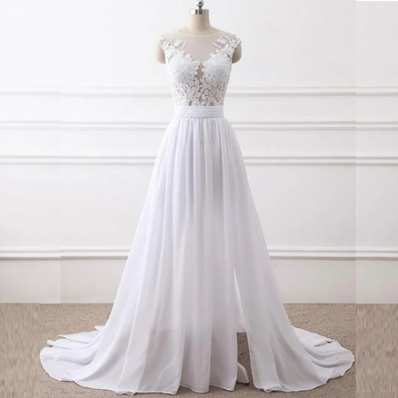 Dropship Real Pictures Greek See Through Bodice Wedding Dress in China, Custom made
Dropship Real Pictures Greek See Through Bodice Wedding Dress in China, Custom made