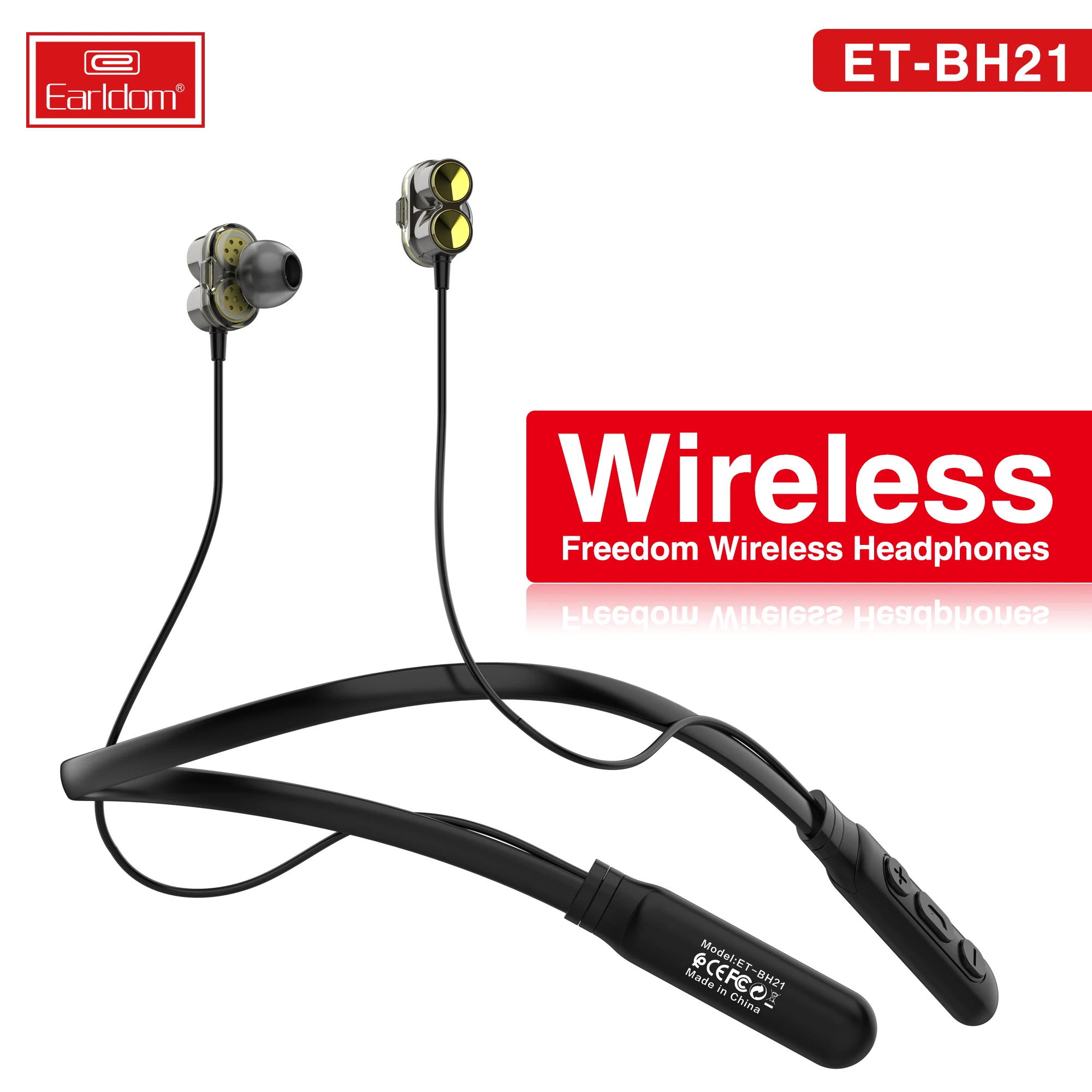Earldom high quality bluetooths headphones wireless cell phone headset Stereo Sport neckband for smartphone
Earldom high quality bluetooths headphones wireless cell phone headset Stereo Sport neckband for smartphone