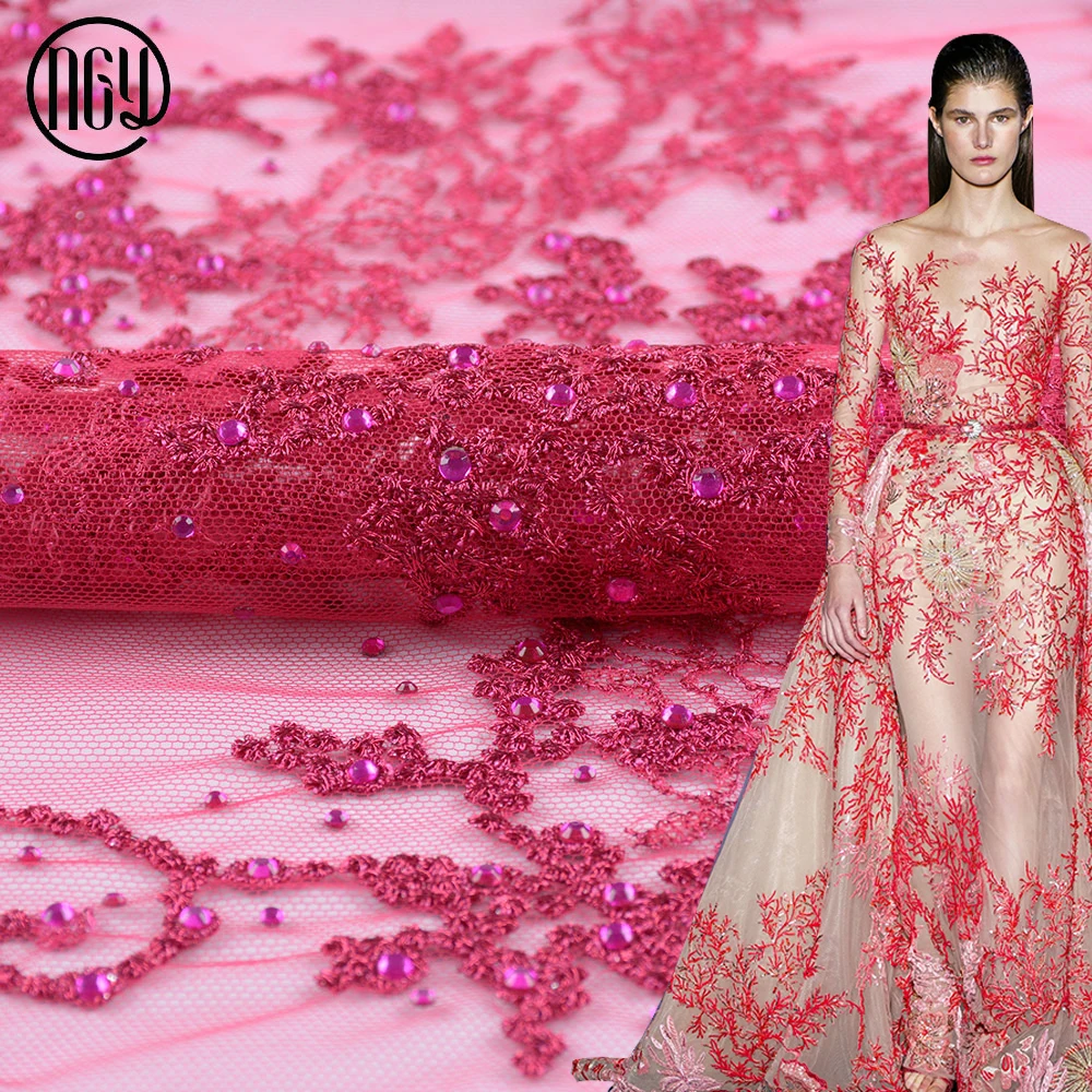 New arrival professional poly embroidered rhinestone lace fabric by the yard, As pictures or customized
New arrival professional poly embroidered rhinestone lace fabric by the yard, As pictures or customized