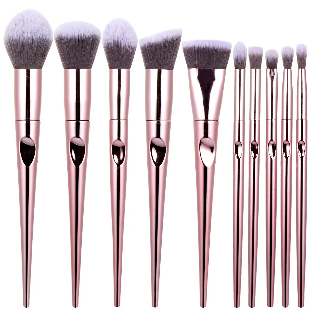 Hot Selling 10 Pcs New Face Makeup Brush Supplier High Quality Customer Logo Makeup Brushes
Hot Selling 10 Pcs New Face Makeup Brush Supplier High Quality Customer Logo Makeup Brushes