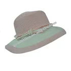 New design paper straw summer girl sun hat big brim custom straw hat