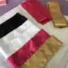 dropship own brand satin scarf custom headband protect your lace edges