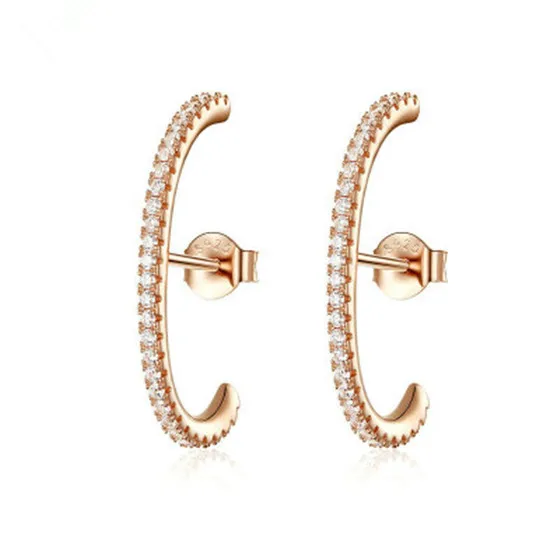 Hot Selling Rose Gold Plated Alphabet Letter Stud Earrings Big C Shape Earrings for Women, Gold/ silver
Hot Selling Rose Gold Plated Alphabet Letter Stud Earrings Big C Shape Earrings for Women, Gold/ silver