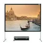 Front Rear Fast fold projector screen large outdoor projection screens