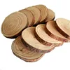 wholesale custom coasters of wood slices large pine thin wooden round discs for crafts decoration