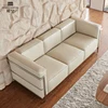 Modern Leather Sofa for Home Living Room Furniture Metal Sofa Set Designs