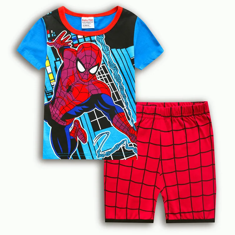 Wholesale Boy's Short Sleeve Sleepwear Kids Cartoon Pajamas spiderman sleepwear sets, Green
Wholesale Boy's Short Sleeve Sleepwear Kids Cartoon Pajamas spiderman sleepwear sets, Green