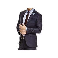 

High Quality Mens Windowpane Check Fashion Suit Blazer For Men In Winter Suit For Men