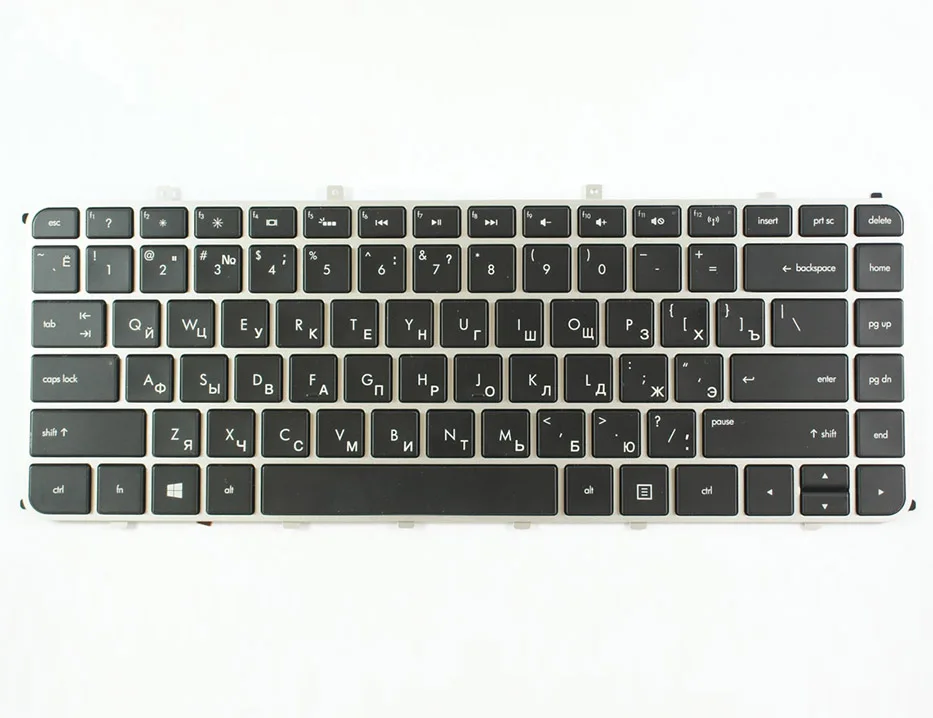 الكمبيوتر المحمول الروسي لوحة مفاتيح إتش بي الحسد 4-1000 4t-1000 6-1000 6t-1000 روس الخلفية السوداء