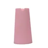 pink color Glass Shade with base used in lighting