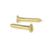 Brass Slotted Countersunk Head Wood Screw