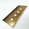 Brass case sheet metal processing brass door lock case laser cutting welding processing