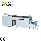 Automatic BOPP OPP PE film laminated paper sheet separating machine plastic film roll sheeter machine