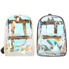 Custom print transparent clear plastic pvc children backpack