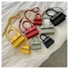 2019 Korean Style Solid Color Mini Fashion Leather Handbag Purse Women Crossbody Sling Bag