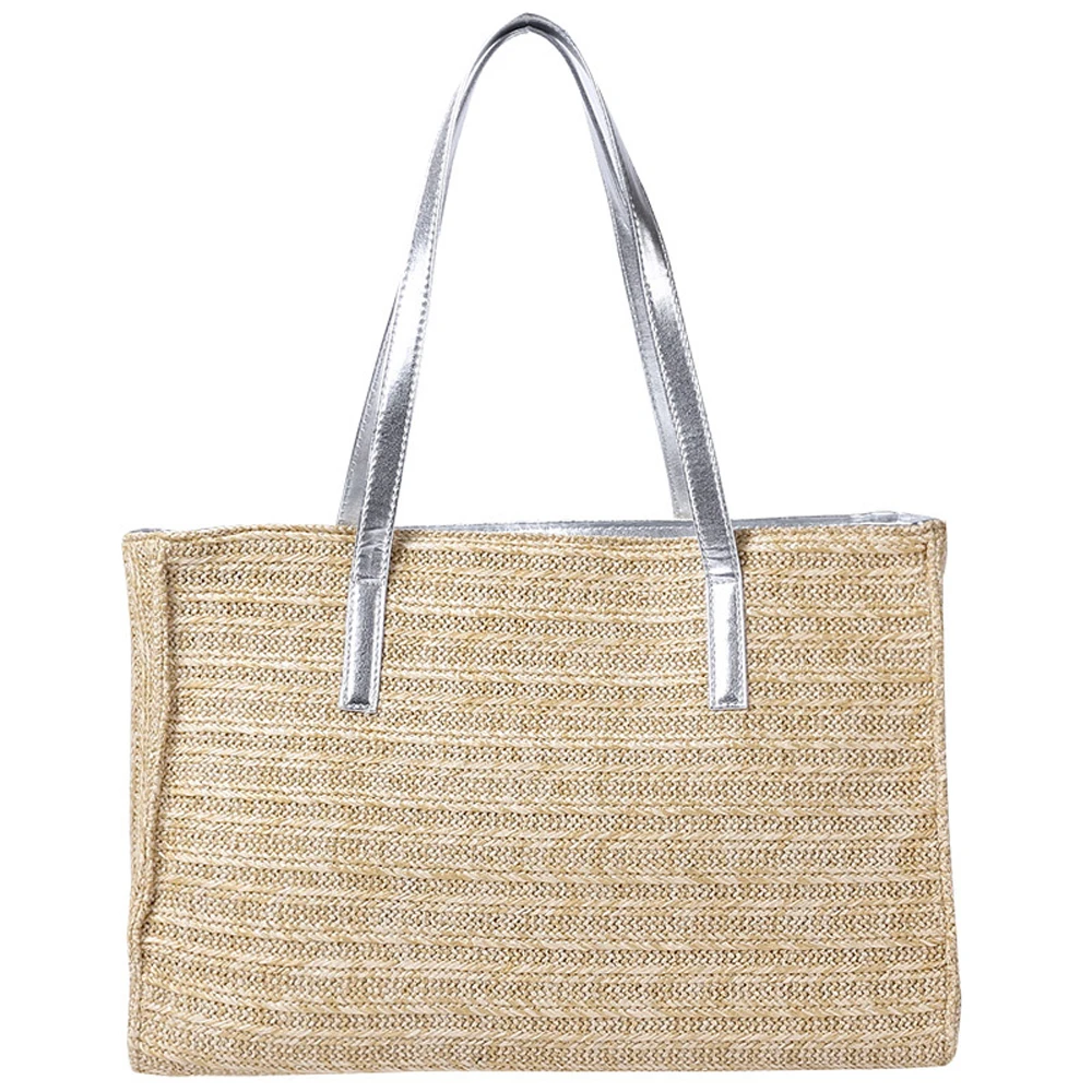Bohemian women handbag beach straw soft bag woven shoulder tote high-capacity gunny jute shopping bag, Khaki,bown,white
Bohemian women handbag beach straw soft bag woven shoulder tote high-capacity gunny jute shopping bag, Khaki,bown,white