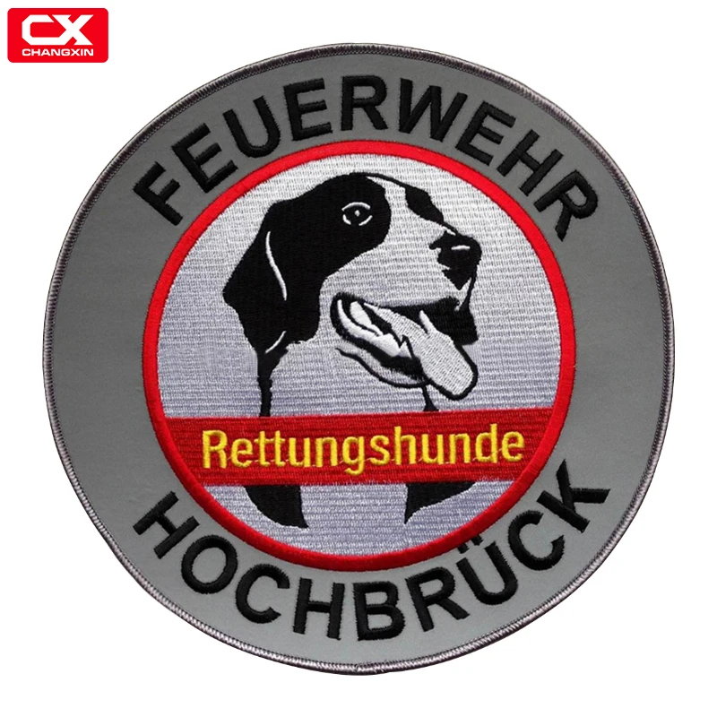 Custom Design Cartoon Dog Logo Embroidery Patch