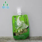 Stand Up Spout Pouch Foil With Stand Up Fruit Packaging Juice Spout Pouch Foil Alumanium Pouch With Spout