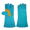 14 inch cowhide leather protective hand safety welding gloves