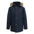 Mens Winter Jacket Quilted Jacket Winter Coat with Detachable Fur