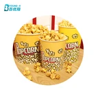Single Wall Disposable Paper Cups Eco-friendly Disposable Popcorn Paper Cups