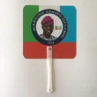 Promotional advertising PP fan portable plastic custom printed hand fan