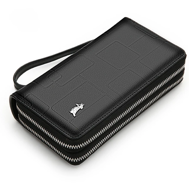 2019 trend new leather high quality zipper long wallet large capacity fashion casual business trend men's bag men's clutch, Black
2019 trend new leather high quality zipper long wallet large capacity fashion casual business trend men's bag men's clutch, Black