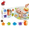 &Supply high quality interesting puzzle baby toy animal duck bath toy set
