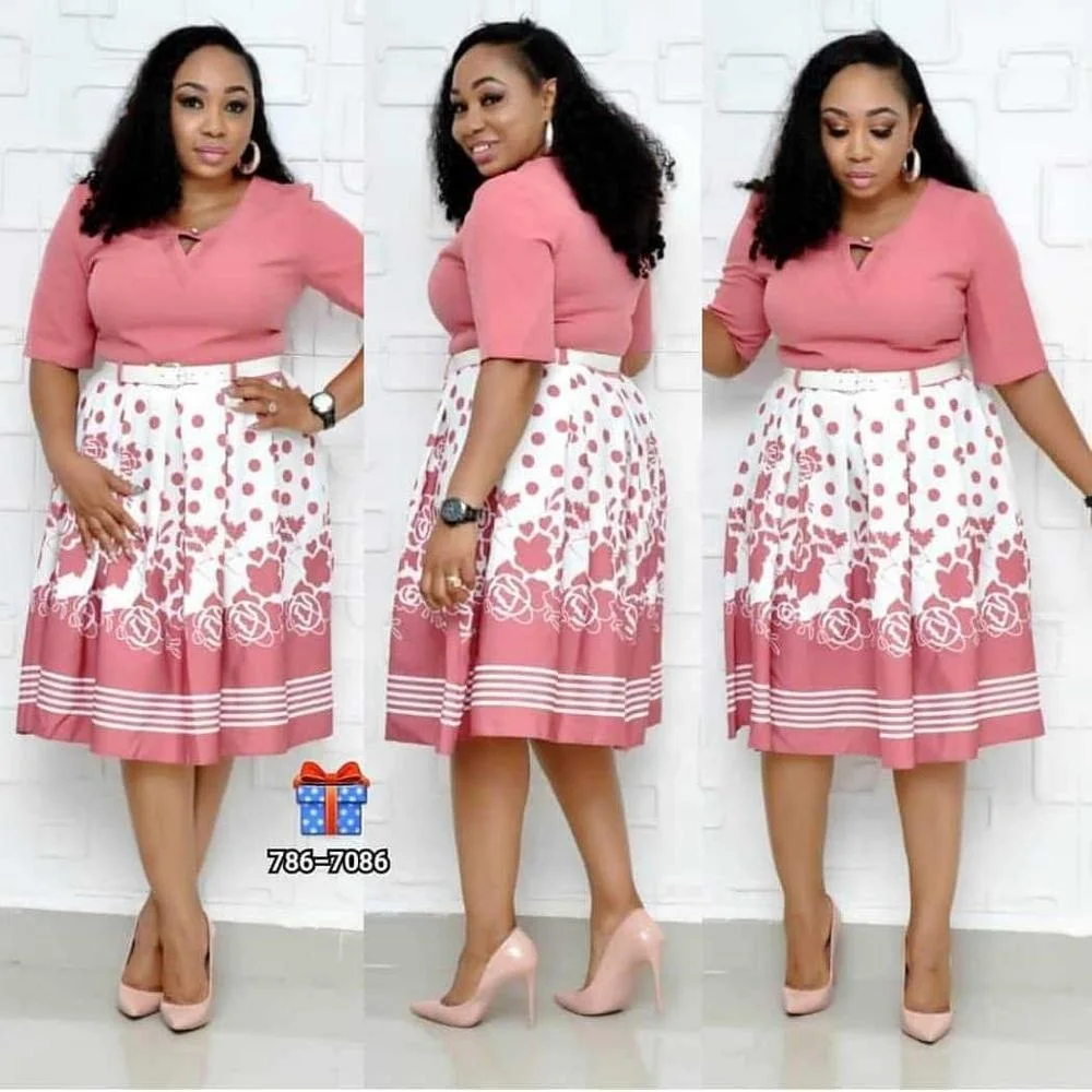 Hot Sale Africa Women Plus Size Floral Print Dress with belt
Hot Sale Africa Women Plus Size Floral Print Dress with belt