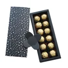 Manufactory custom luxury gift packaging cardboard paper chocolate box