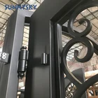 Iron Door Main Entrance Security Grilled Wrought Iron Door For New Orleans Clients
