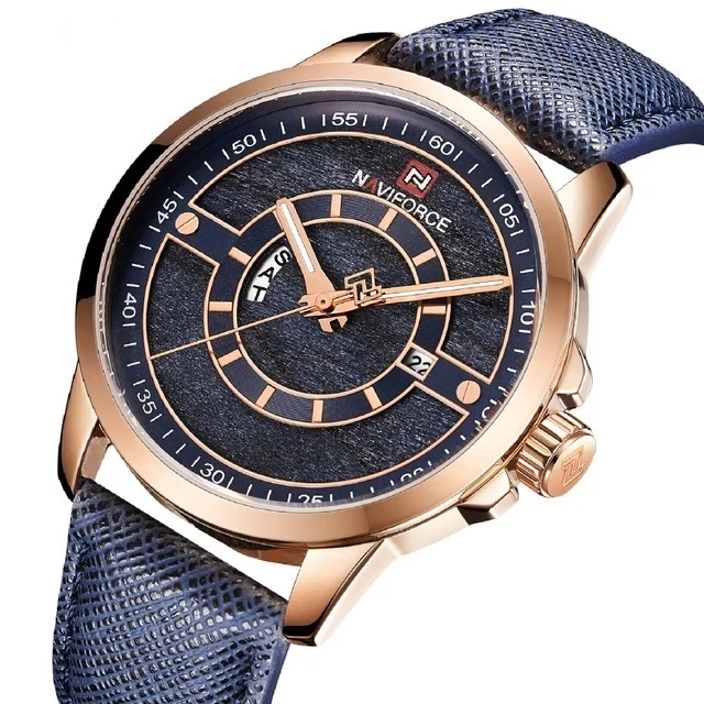 NAVIFORCE Brand Mens Military Sport Watches Men Army Camouflage Quartz Watch Leather Waterproof Calendar Clock Relogio Masculino, 5 colors
NAVIFORCE Brand Mens Military Sport Watches Men Army Camouflage Quartz Watch Leather Waterproof Calendar Clock Relogio Masculino, 5 colors