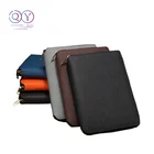 Hot Selling Easy Carry Custom PU Travel 6 Ring Notebook With Calculator