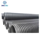 12inch plastic drain pipe 1200mm hdpe sewer 12 inch for sale