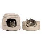 2 In 1 cat Beds Warm Collapsible Pet House Luxury Durable Dog Kennel cat tent cave
