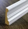 White primed decorative wood trim door casing moulding