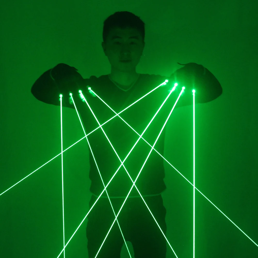 Green Laser Gloves With 4pcs 532nm 80mW Laser ,LED Stage Luminous Glove For DJ Club/Party Show
Green Laser Gloves With 4pcs 532nm 80mW Laser ,LED Stage Luminous Glove For DJ Club/Party Show