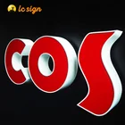 Stainless Steel Word 3D Illuminated Frontlit led Channel Letter