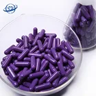 Best selling purple size 0 hard gelatin hollow hard capsules