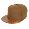 Guangzhou ACE manufacturer custom 6 panel cork logo snapback hats, Blank Custom wooden cork hat,wood brim hat