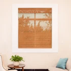 Freely light flitting bamboo roll up blinds