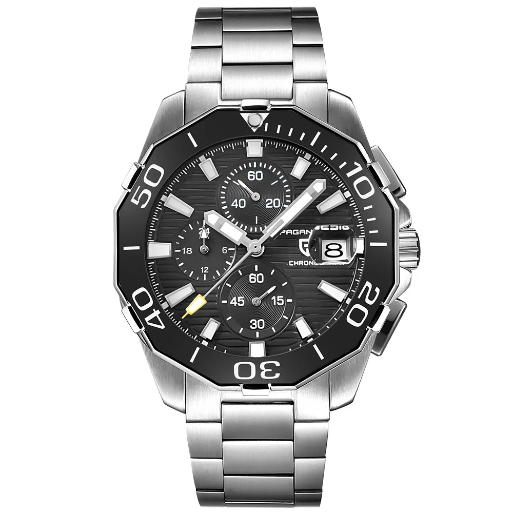 Pagani Design 1617 High Quality Popular Designer Man Quartz Watches 3 Dial Work Min Sec Hour Chrono Water Resistant Hand Watch, 2 colors
Pagani Design 1617 High Quality Popular Designer Man Quartz Watches 3 Dial Work Min Sec Hour Chrono Water Resistant Hand Watch, 2 colors