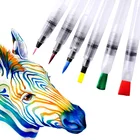 Assorted tips refillable watercolor painting water brush pen