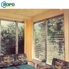 Aluminum frame tint glass jalousie windows , aluminum louvre windows
