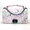 Fashion pu leather marble clutch purses purple designers woman handbag ladies hand bag lady purse luxury bags women handbags