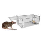 Easy Use Factory Wholesale Stainless Aluminum Control Outdoor Animal Live Cage Rat /Mice Metal Mouse Trap