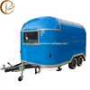 Gas/electric mobile fast food vending ice cream trailer/cart popcorn truck/kitchen coffee van/kiosk